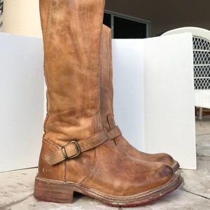 Bed Stu Tan Rustic Glaye Boot EUC Size 7.5